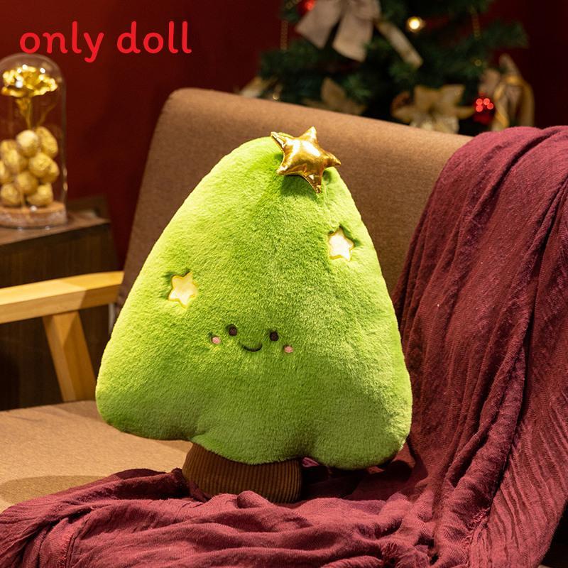 Christmas Theme Santa Claus Snowman Deer Plush Doll Toy Pillow For Gift Giving