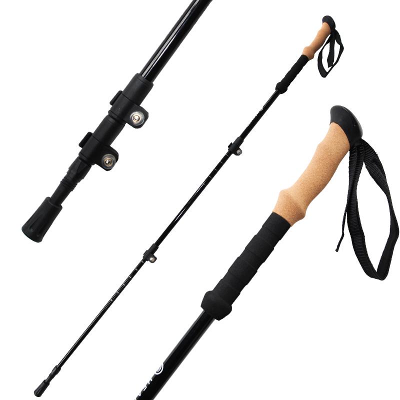 OKHEALING 3-Section Carbon Fiber Trekking Poles - Lightweight & Versatile for Hiking/Mountaineering | Quick-Lock Design
