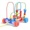 Multifunctional Wooden Early Education Maze and Bead Box for Children Ages 1-3