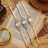 Elegant Women Watches Fashion Rhinestone Ladies Quartz Watch Bracelet Wristwatches Reloj Mujer
