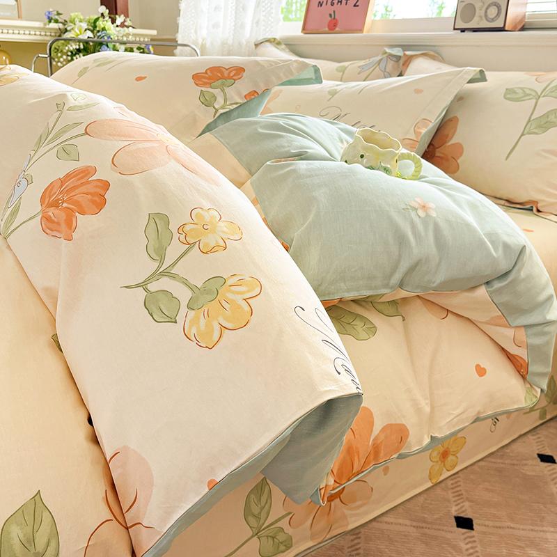 

Luxury Duvet Cover Set 100% Cotton 3pcs - Wrinkle Resistant & Breathable | 1 Duvet Cover 2 Pillowcases, Comfort Bedding Set 135x200cm(53x79 in)