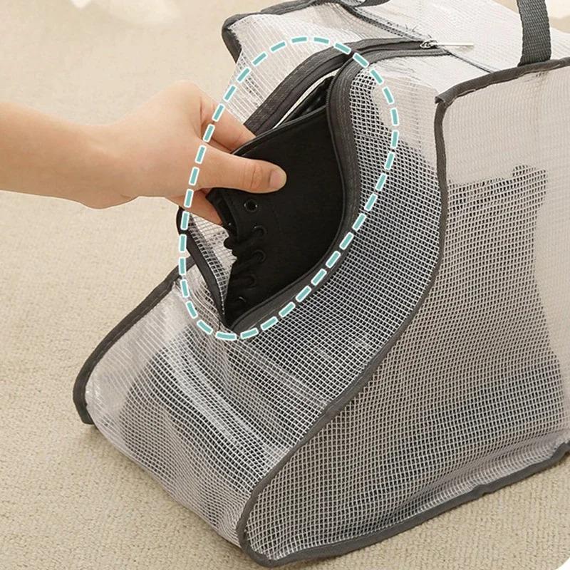 Boot Storage Bags, Waterproof Tall/Short Boot Carry Bag Boots Organizer Protector Bag for Travel Daily Use