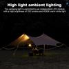 2 In 1 LED Camping String Light with Hook Portable String Lamp USB Rechargeable Garden Decoration Lamp 200LM for Outdoor Garden