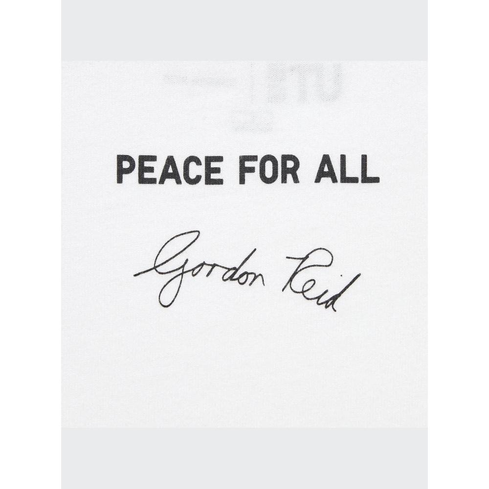 Uniqlo Peace For All Graphic T  shorT Sleeve  Regular fiT  Gordon Reid