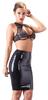 Late X - Fitted Latex Mini Skirt Black S