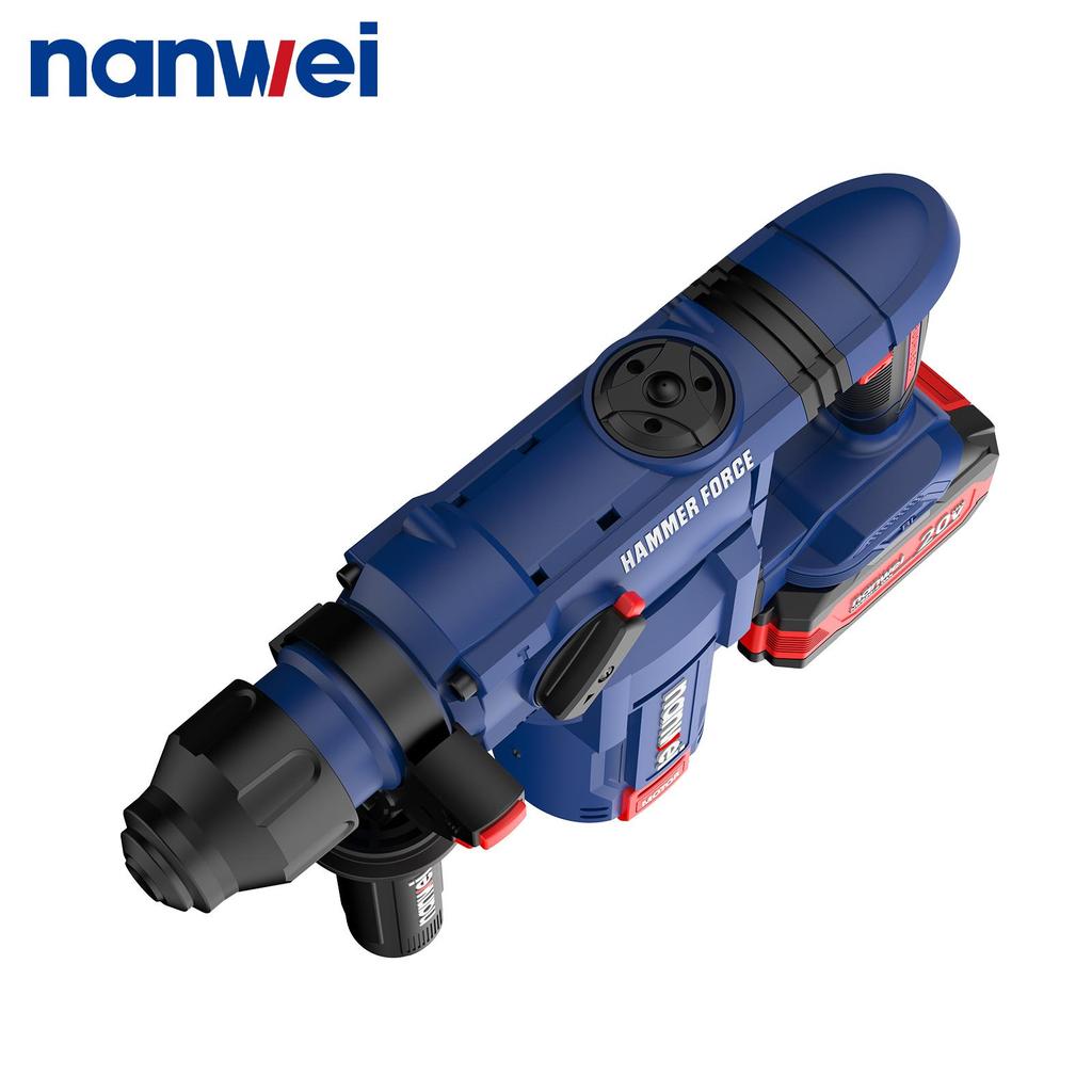 NANWEI 4J electric hammer drill, 1200 rpm, drilling range 6-16 mm