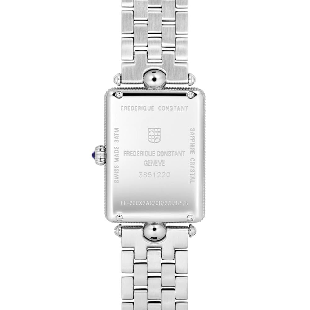 Reloj Frederique Constant Classic Art Deco Carre para Mujer FC-200MPW2AC6B [Importación Oficial]