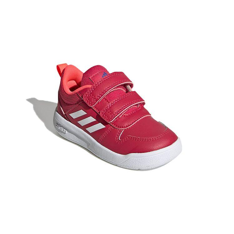Adidas Neo Tensaur Round Head Comfortable Breathable Low Top Walking Shoes Baby Shoes Red FW4003