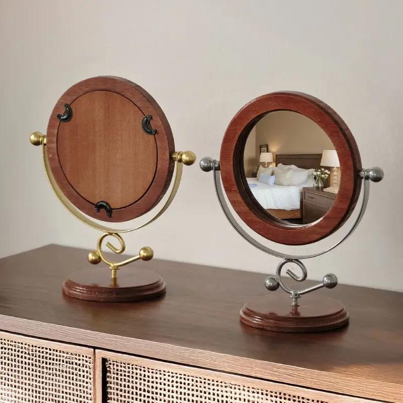 European minimalist style makeup mirror, vertical rotating bedroom makeup mirror, household vertical mirror
