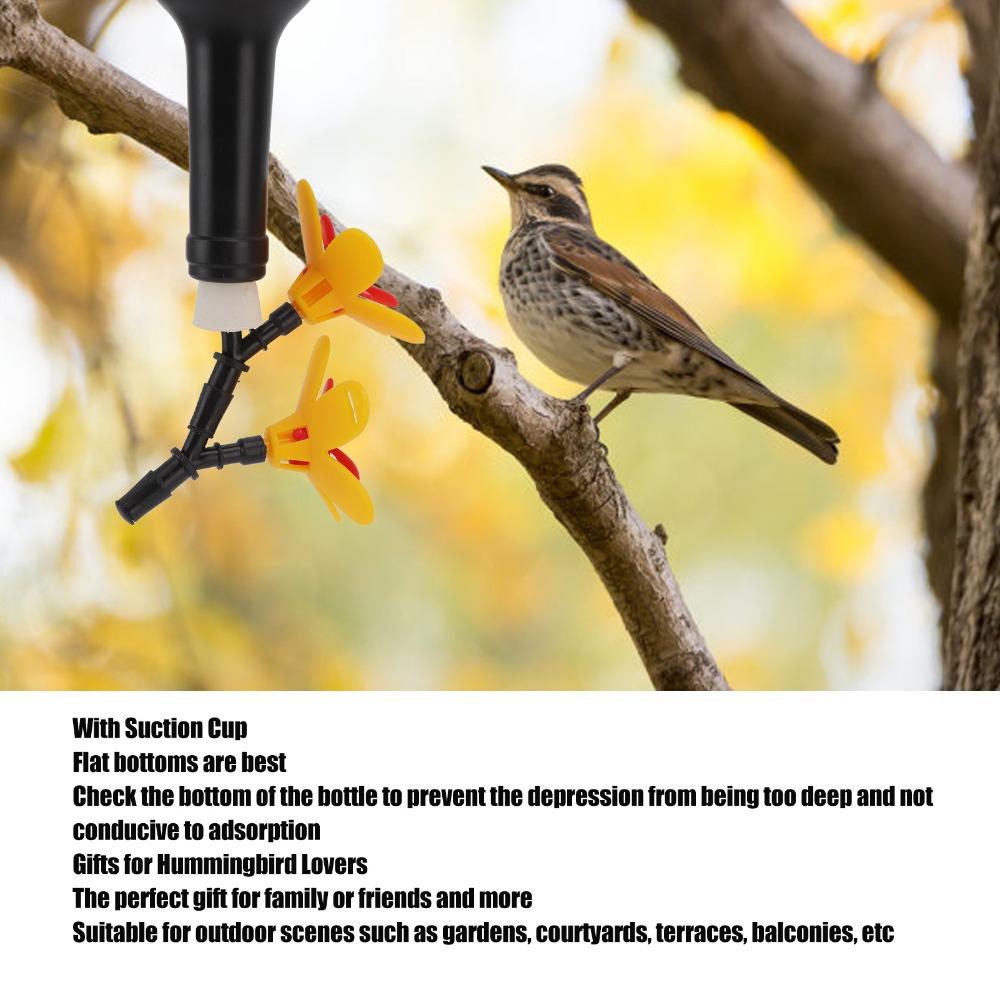 Hanging Design DIY Hummingbird Feeder Bottle Recycling Hanging Hummingbird Feeder For Garden