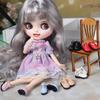 Rollenspiel für Blyth Puppenschuhe Niedliches Outfit Puppenlederschuhe OB22 OB24 Schuhe ICY DBS