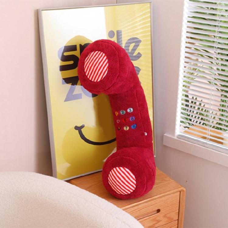 Plush Phone Shape Throw Pillow Creative Seating Cushions for Bedroom Sofa Chair