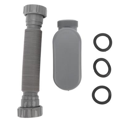 Bathtub Drain Pipe 1 1/2 Inch Flexible Odor Prevention Tub Shower Drainage Pipe for Bathroom