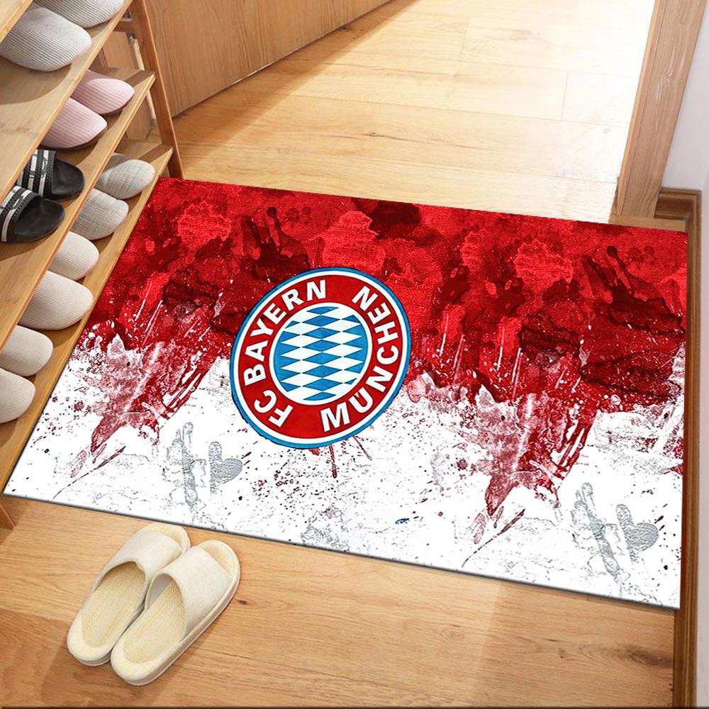 Bayern Munich Abstract Art Square Rugs Are a Great Choice for Living Rooms, Bedrooms, Home Décor, and As Gifts