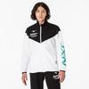 Training Slim Size 32JCA210 N-XT Warm-Up Jacket, Moisture-Wicking, Quick-Drying, Fit, White/Black, XS,