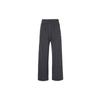 Elastic Waist Drawstring Straight Fit Knit Sweatpants Women Bottoms Medium-Grey DQ6249-032