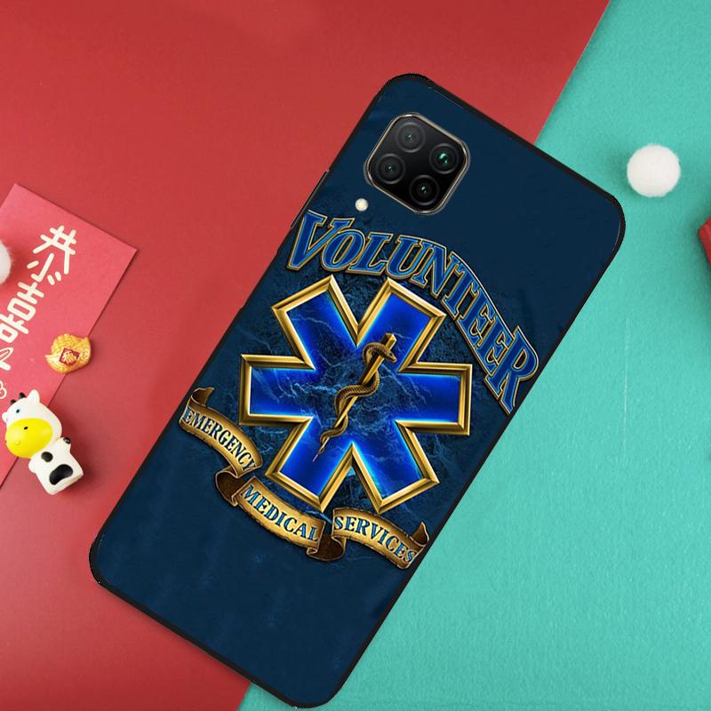 EMT EMS Medical Rescue For Huawei Nova 11 Pro 9 10 SE 7i 8i 11i 12i Y73 Y72 Y61 Y91 Y90 Y70 Y60 P30 P40 Lite Case