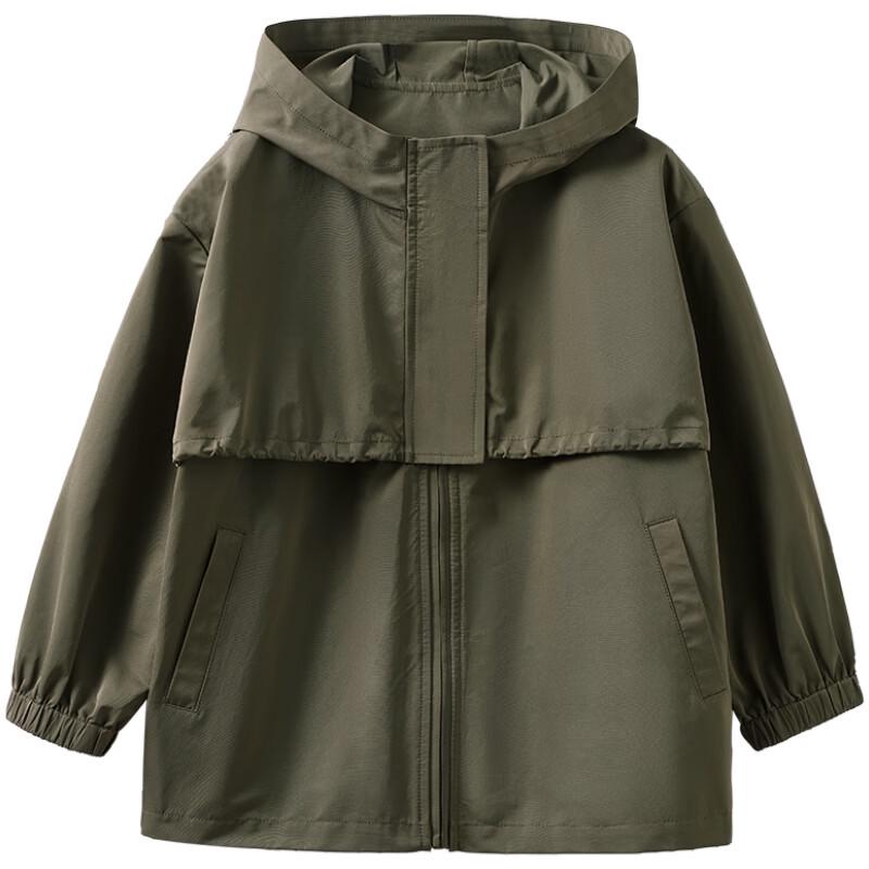 Hacikis Kids Waterproof Hooded Windbreaker