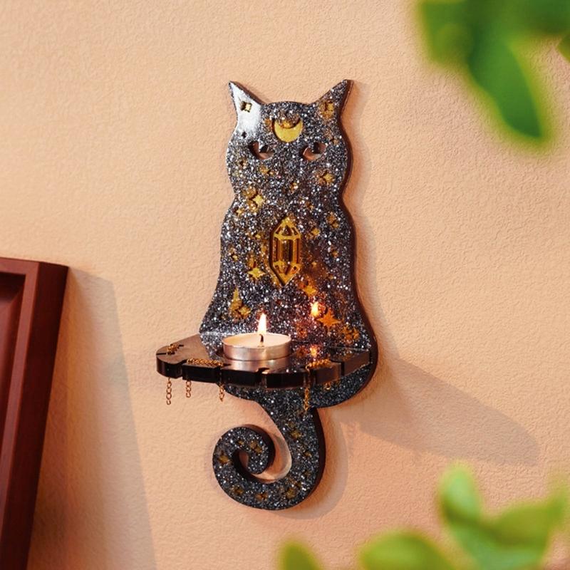 Suport Lumanare Mucegaiuri Rășină Epoxidică Mucegai de Turnare pentru Suport Lumanare DIY Tavă Bijuterii Decor Perete Nuntă Casă