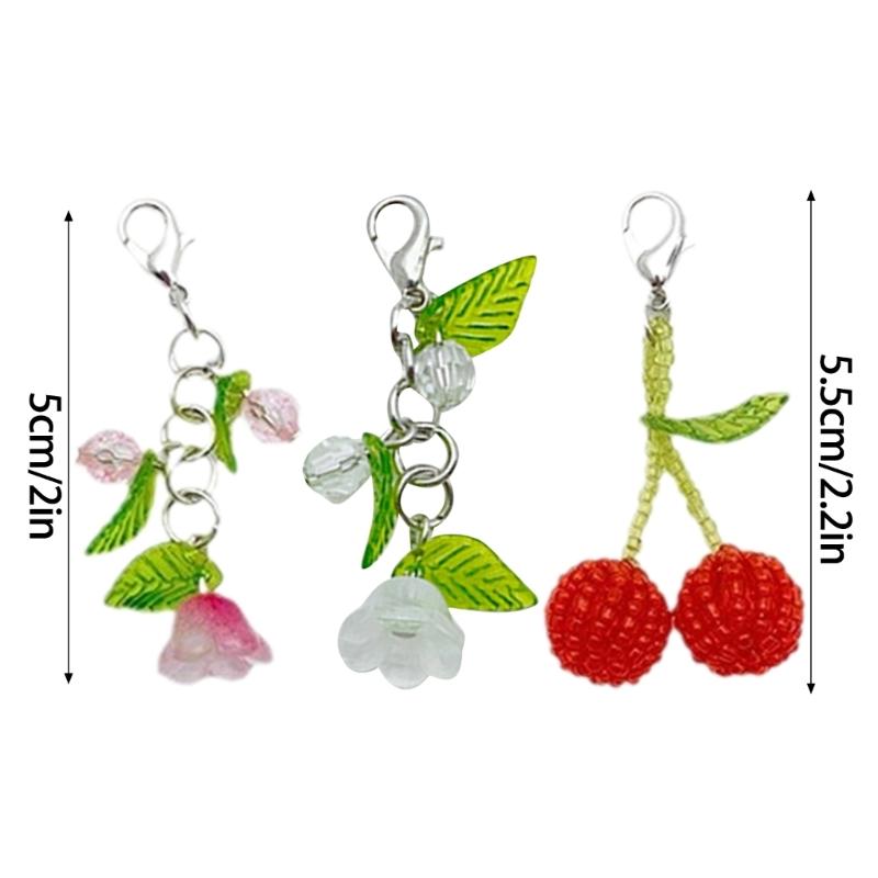 Elegant Flower Charm for Jewelry Making Shoe Buckle Ornament Keychain Necklace Earrings Crafts Women Bag Accessories