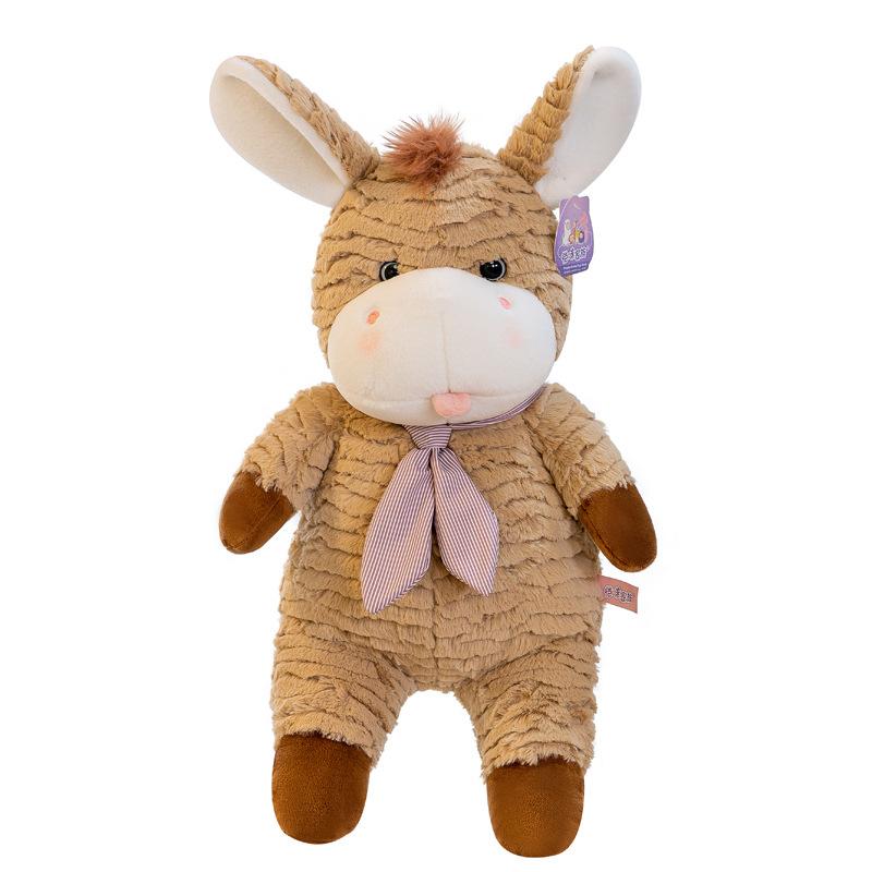 Tongue Sticking Out Cookies Donkey Plush Toys Children Sleep Comfort Pillow Healing Office Doll Activity Gift