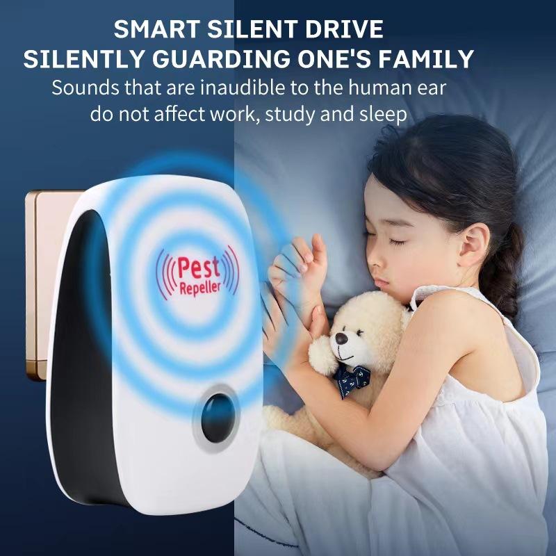 Ultrasonic Pest Repeller Mouse Mosquito Repellent Electronic Insect Repellent Rodent And Roach Control Indoor Use Eco-Friendly Pest Control Device