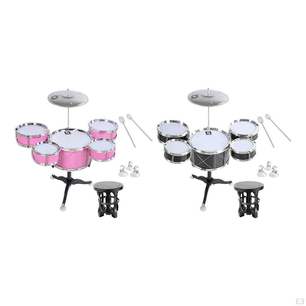 Child Jazz Drum Set Musical Toy Early Educational Simulation Percussion Instrument for Kids