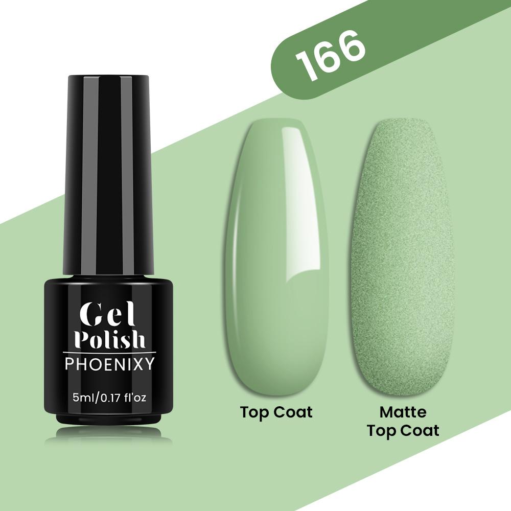 PHOENIXY 80 Farben Nagel-Gel-Nagellack, 5 ml, UV-LED-Farb-Nagelkunst-Hybrid-Nagellack, Liner-Gel, Maniküre-Kunst, semi-permanent, glitzernd, glänzende Farben-Gel