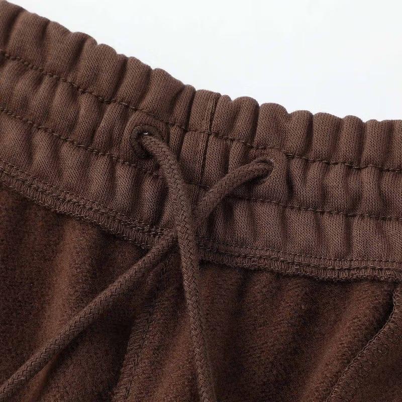 Puma Retrokint Reverie Pants Fleece Warm Soft Loose Casual Pants Men Pants Coffee-Brown 629606-65