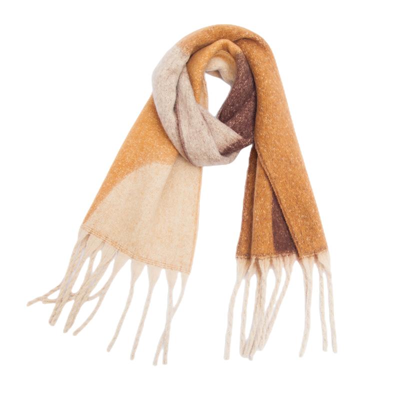 New  Imitation Cashmere Women Scarf Winter Vintage Print Tassel Pashmina Mujer Femme Foulard Bufanda Long Wrap Shawl Men'S