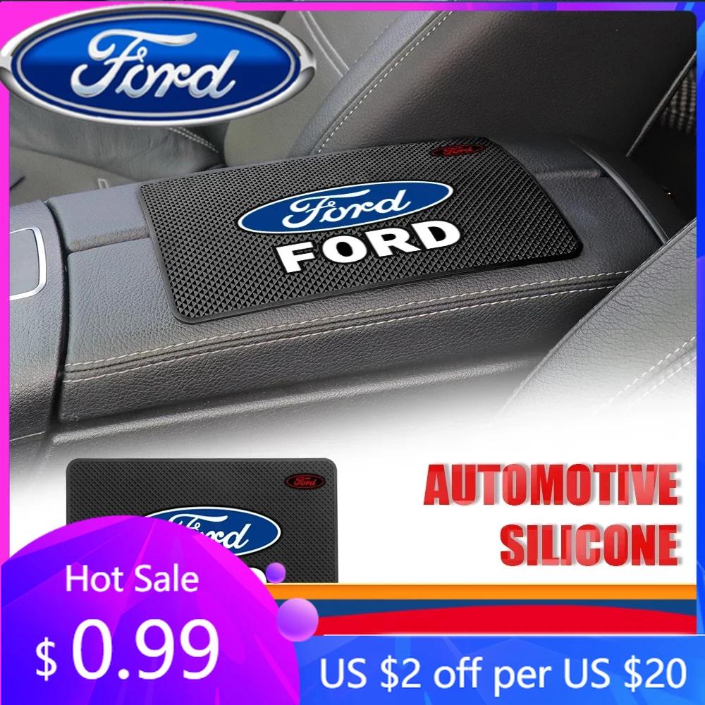 Neuer 2026 Autoaufkleber Neuer 2025 Heißer 1 Stück Auto Styling Anti-Rutsch-Pad Armaturenbrett Handyhalter Anti-Rutsch-Matte Zubehör für Ford Focus Ra