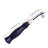 Adjustable Edge Creaser Professional Leather Craft Diy Tools Stainless Steel Edge Decorate Line Tools