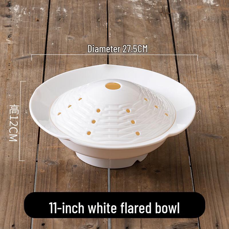 Qianxing Melamine Hot Pot Dry Ice Serving Plate