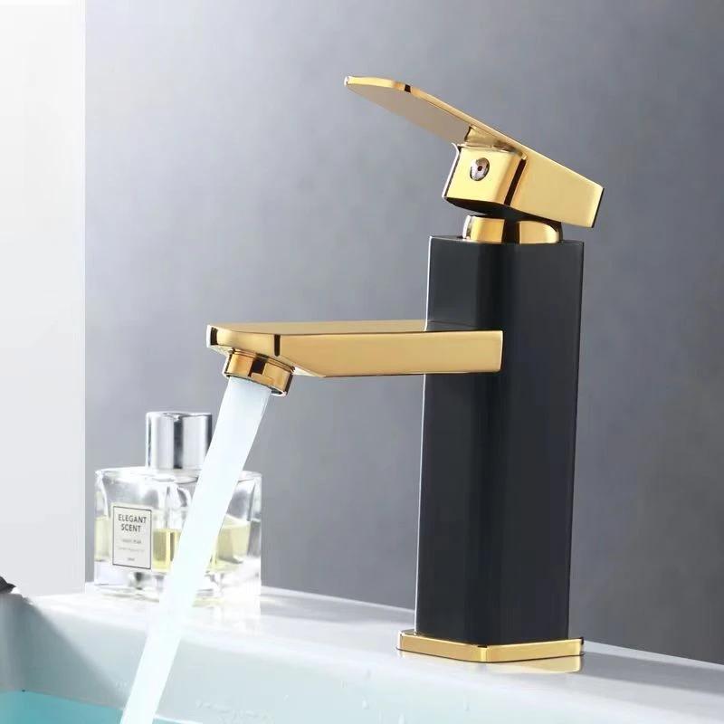 WashBasin Faucets Single Handle Hot and Cold Mixer Tap Deck Mounted Stainless Steel Bathroom Tap Household Modern Toilet Faucet