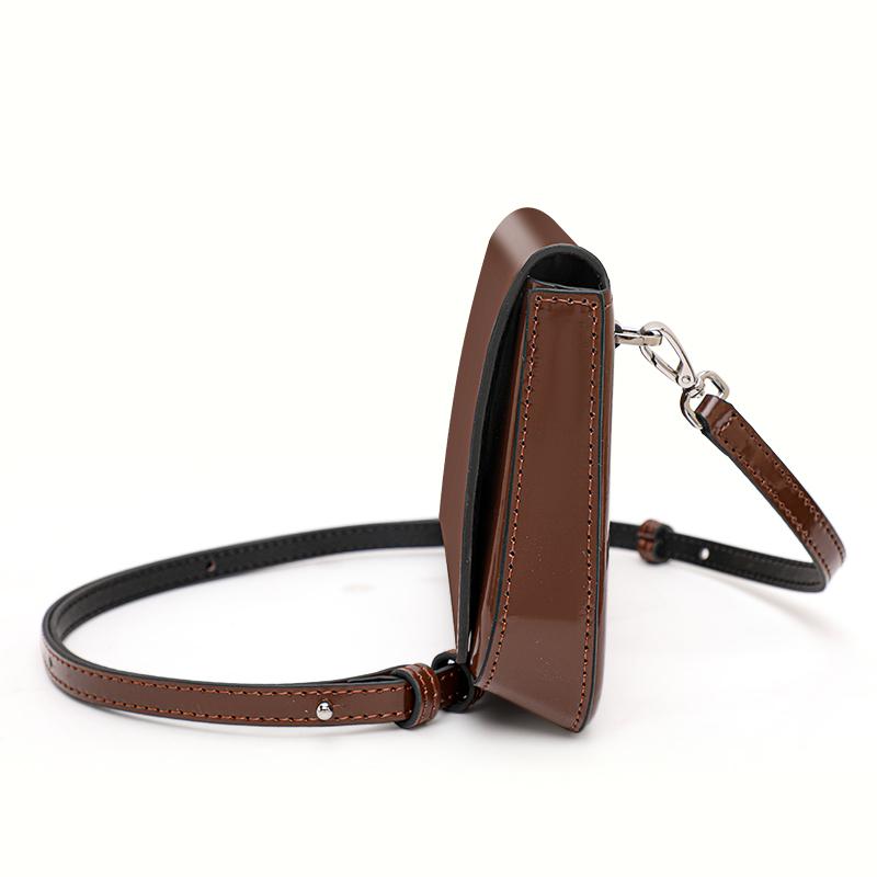 New Maillard Women's Small Square Bag 2024 Simple and Elegant Cowhide Single Shoulder Crossbody Bag