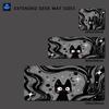 Black Gray Anime Mouse Pad x Office Desk Mat Keyboard Rug Table Carpet Home Accessories Mouse Pads Large Cool Dark Animals