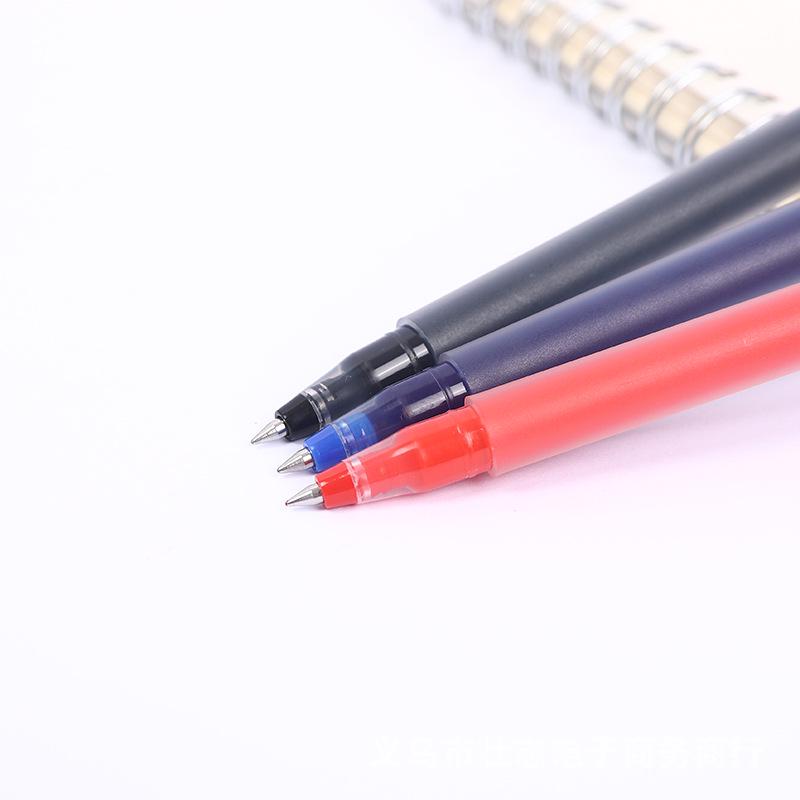 Large Capacity Bullet-Shaped 0.5mm Disposable Pen for Exams and Office Use