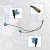 GXARTS 1016009-00 Oppgraderingssett for dørhåndtak med mikrobryterledning, håndtakspade, dørpanelklips, kompatibel med Tesla Model S 2012-2020#
