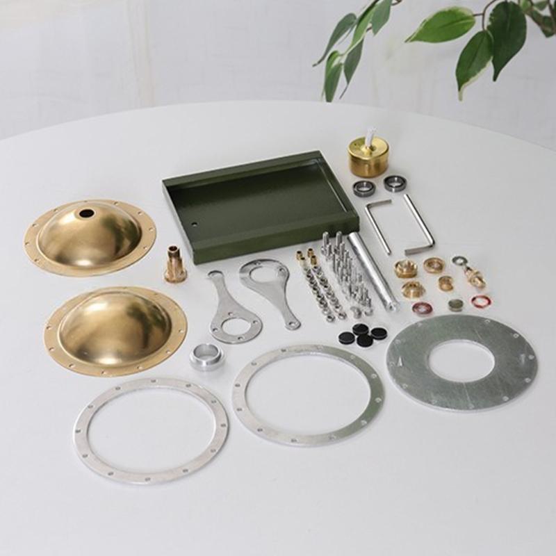 Metal Steam Powered Flying Saucer Model Thermal to Mechanical Energy Conversion Demonstrator For Classroom Teaching