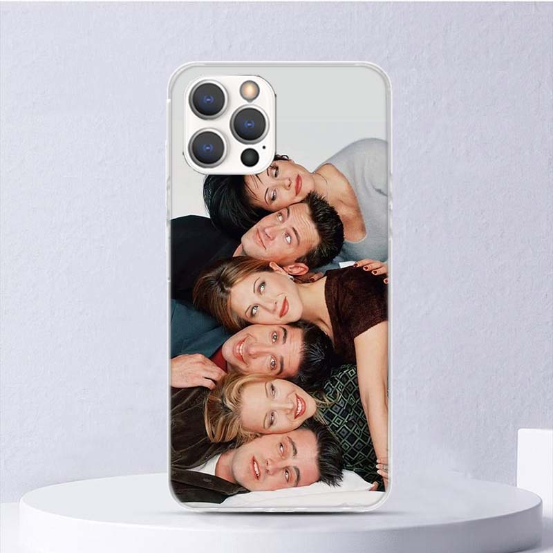 Friends Tv Show Funny Family Soft Case For iPhone 16 17 Air 16E 15 Plus 11 12 13 Mini 14 Pro Max Phone Cover Apple 7 8 SE Coque