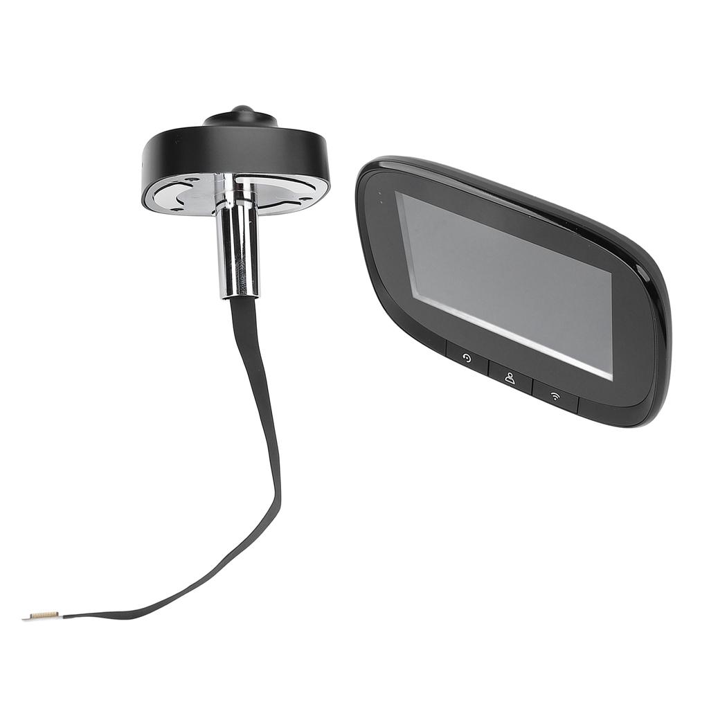 4.3in Peephole Camera 1080P 150 Degrees Wide Angle PIR Motion Detection Night Vision for Tuya APP