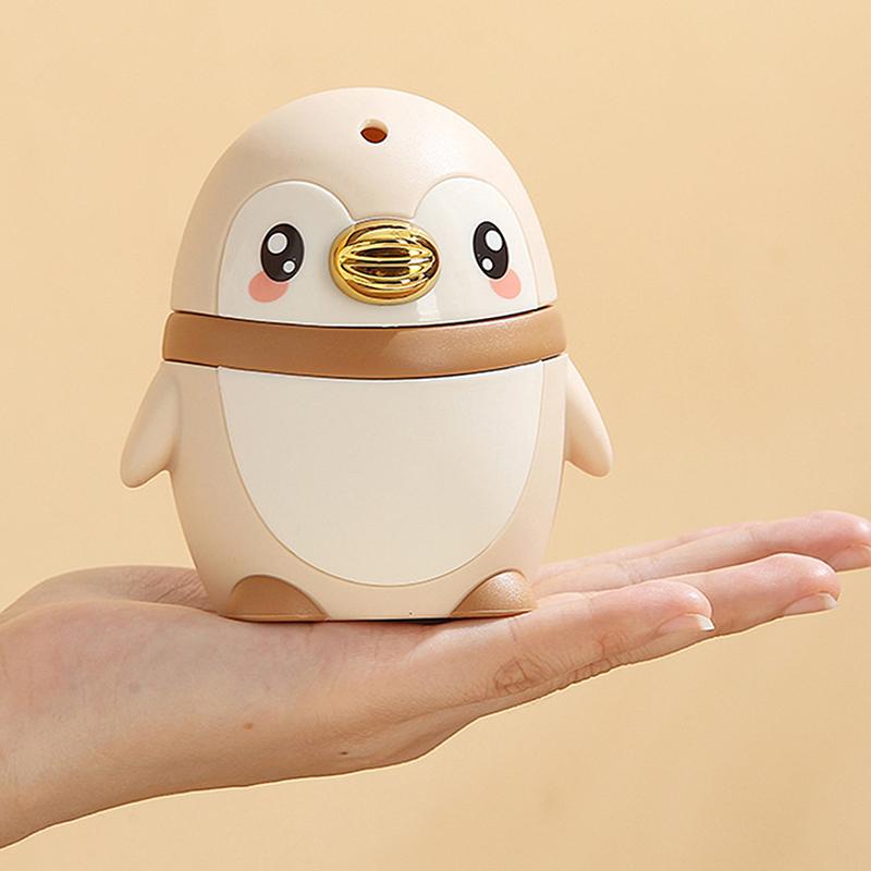Automatischer Ausstoß-Zahnstocherspender - Niedlicher Pinguin-förmiger tragbarer Zahnstocherhalter Kunststoffgehäuse Erwachsenen Pinguin-Design