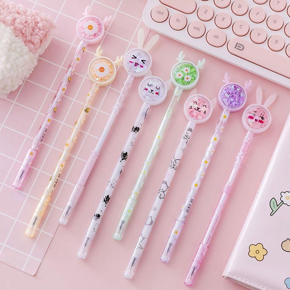 

Stationery Signature Pen Bunny Black Deer 0.5mm Ballpoint Writing Pen Cartoon Gel Pen Signing Pen