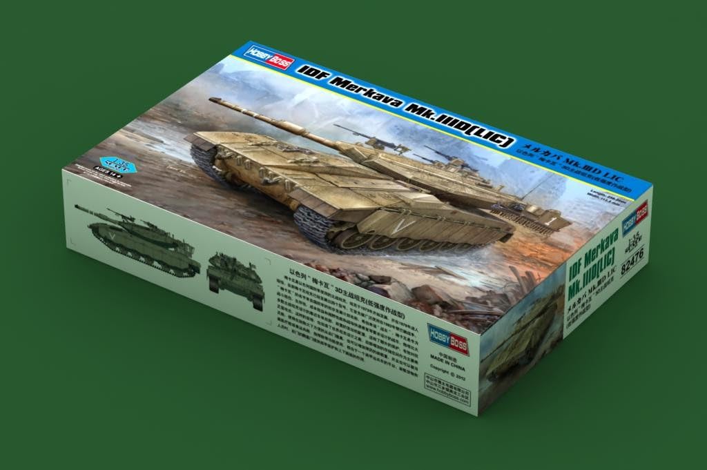 Hobby Boss 1/35 Fighting Vehicle Series Merkava Mk.IIID LIC Plastic Model