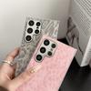 Applicable To Samsung S25 Mobile Phone Case Electroplated Leopard Print S24Ultra Leather Pattern All-inclusive Anti-drop Back Cover Prot