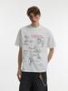 2026 Summer American Style Graphic Print Crew Neck Short Sleeve Tshirt Cotton Loose Casual Couple Matching Unisex Summer Tops