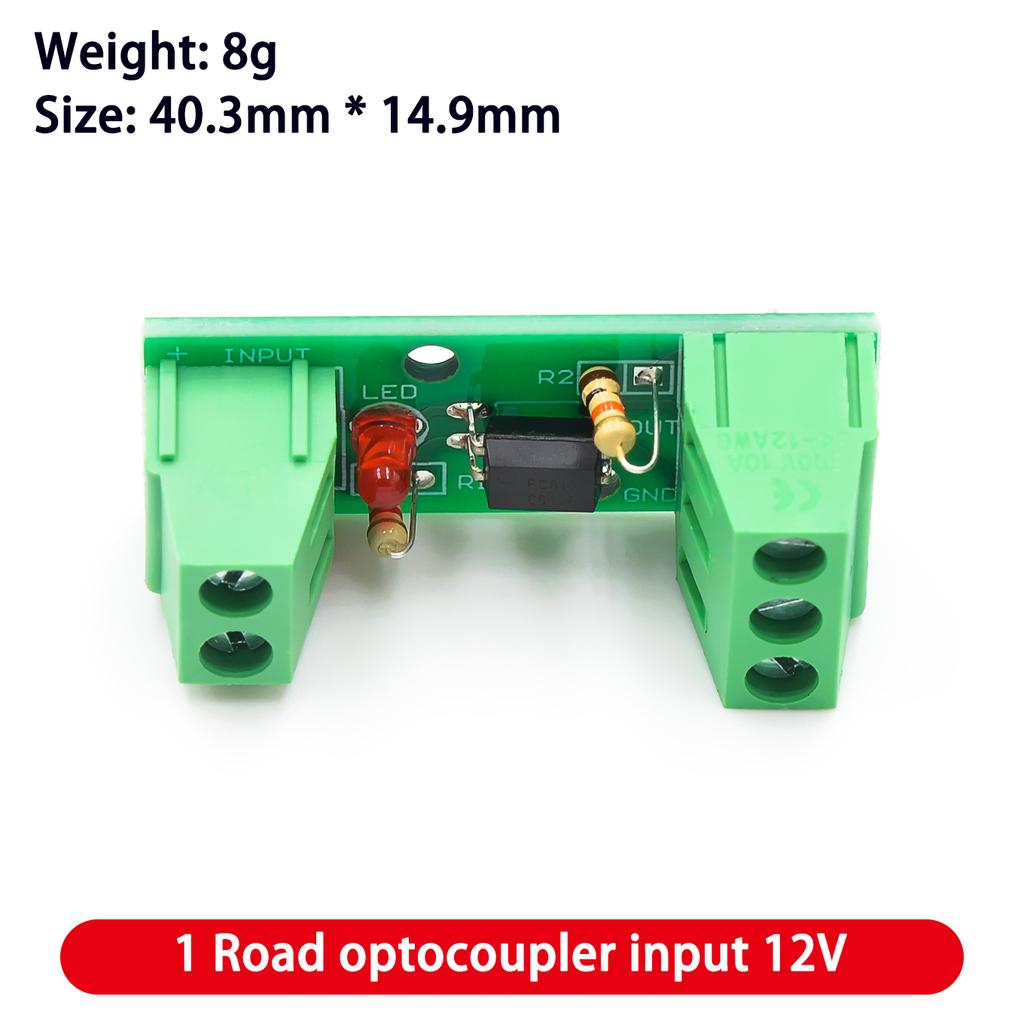 1 KS  1 modul optickej izolácie /EL817/PC817/ fotoelektrický izolátor/optický člen/držiak na DIN lištu