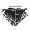 Women Retro Tassel Waistband Wide Belt with Fringe Hip Scarf for Dance Costume Shirt Skirts Dress Fashion Waist Decor
