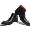 Fashion Luxury High Quality Genuine Leather Boots Fashion Trend Men's Formal Wear Leather Boots Handmade Casual Dress Business Boot