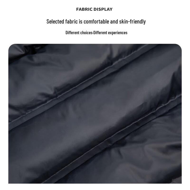 VUUG Men's Faux Two-Piece Hooded Padded Jacket